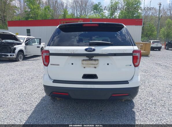 1FM5K8AR9JGC35335 2018 FORD POLICE INTERCEPTOR White 