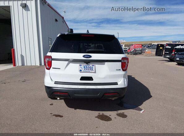 1FM5K8ARXJGC57232 2018 FORD POLICE INTERCEPTOR White 