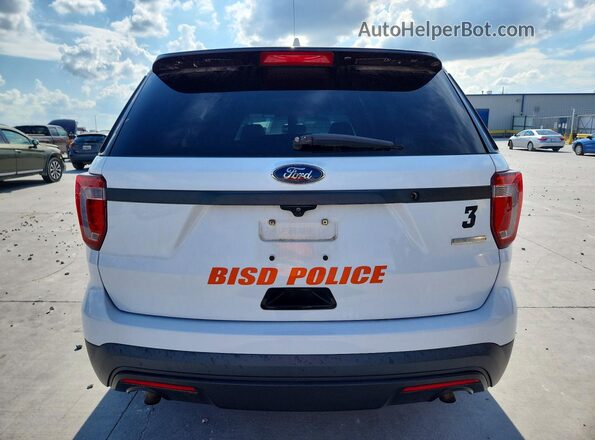 1FM5K8AT1GGC14726 2016 FORD EXPLORER White Widok z tyłu