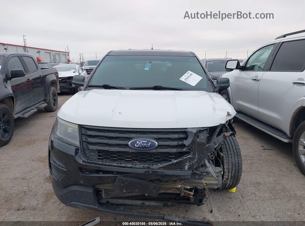 1FM5K8AT2HGA77443 2017 FORD UTILITY POLICE INTERCEPTOR Черный Вид щитка приборов