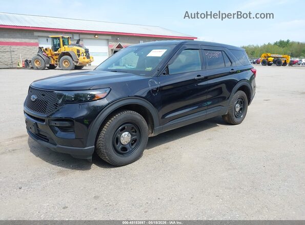 1FM5K8AW4PNA08161 2023 FORD POLICE INTERCEPTOR Black Front left