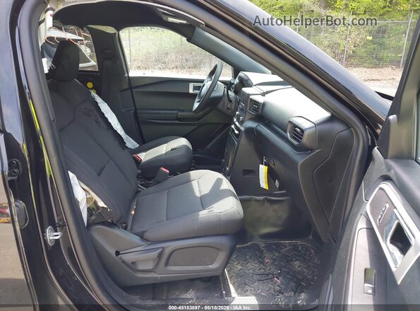 1FM5K8AW4PNA08161 2023 FORD POLICE INTERCEPTOR Black Front interior view