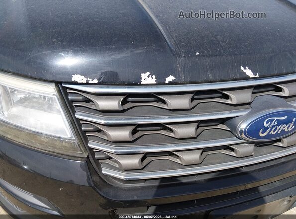 1FM5K8B83HGD25368 2017 FORD EXPLORER Black Widok z przodu