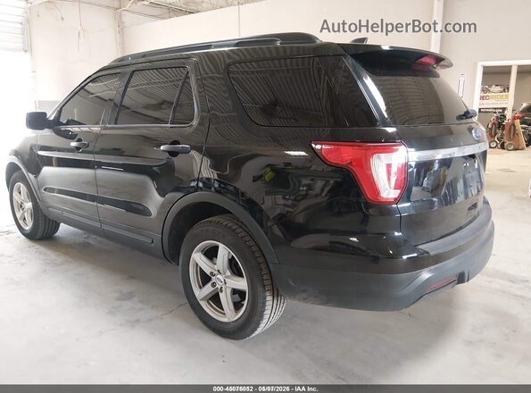 1FM5K8B85KGA33048 2019 FORD EXPLORER Black Trasero izquierdo