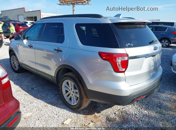 1FM5K8B89GGA37692 2016 FORD EXPLORER Silver Trasero izquierdo