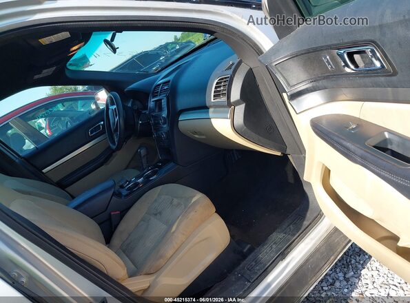 1FM5K8B89GGA37692 2016 FORD EXPLORER Silver Vista interior delantera