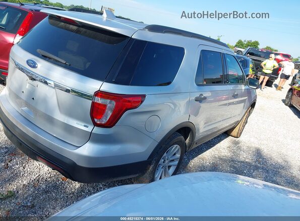 1FM5K8B89GGA37692 2016 FORD EXPLORER Silver Trasero derecho