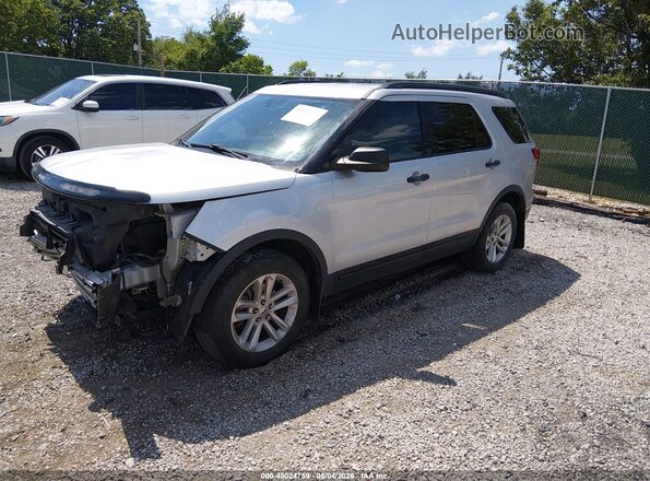 1FM5K8B89HGC84535 2017 FORD FORD EXPLORER Silver Front left