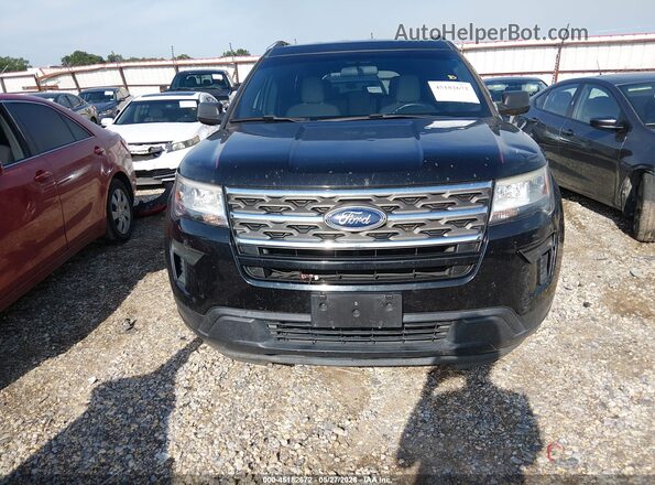 1FM5K8BH7KGA68691 2019 FORD EXPLORER Black Vista del cuadro de instrumentos