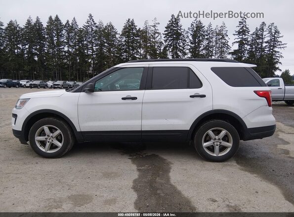 1FM5K8BH9JGC45224 2018 FORD EXPLORER Белый Панорамный вид салона 360°