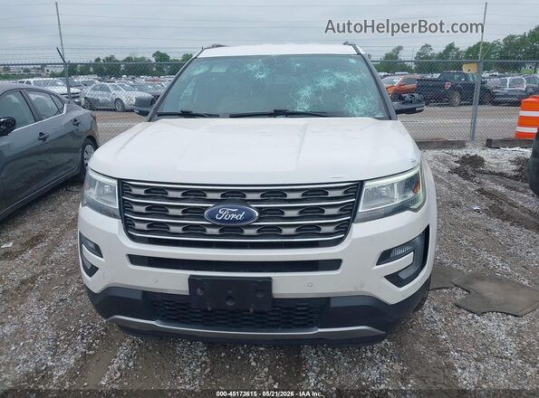 1FM5K8D80HGD18536 2017 FORD EXPLORER White უკანა სალონის ხედი