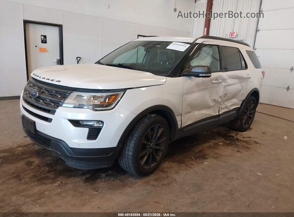 1FM5K8D80KGA14324 2019 FORD EXPLORER White Front left