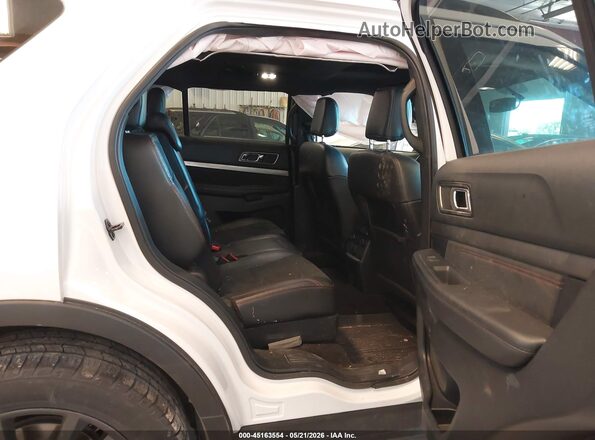 1FM5K8D80KGA14324 2019 FORD EXPLORER White VIN sticker view