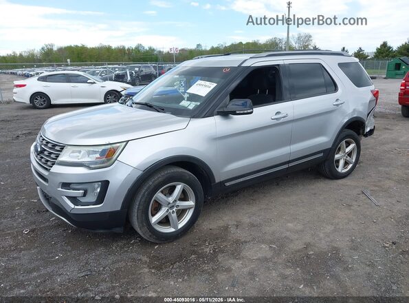 1FM5K8D81GGC88722 2016 FORD FORD EXPLORER Silver Przód lewy