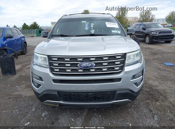 1FM5K8D81GGC88722 2016 FORD FORD EXPLORER Silver Widok zestawu wskaźników
