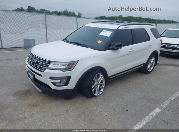 1FM5K8D81HGC65586 2017 FORD EXPLORER White Передня ліва чверть