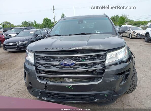 1FM5K8D81JGC68445 2018 FORD EXPLORER Gray Vista del cuadro de instrumentos