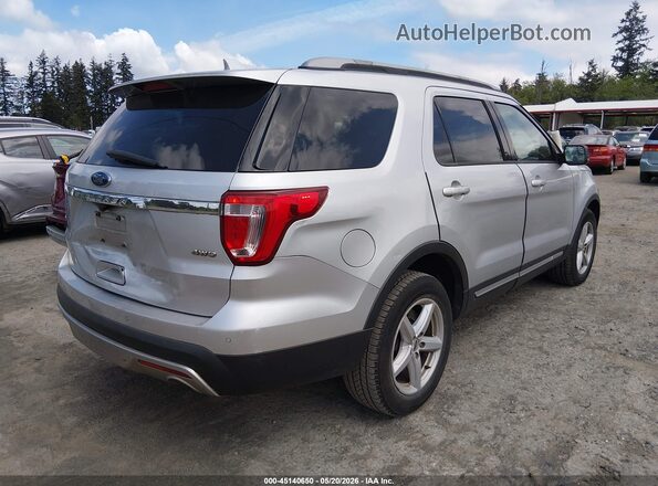 1FM5K8D82GGD03941 2016 FORD EXPLORER Silver უკანა მარჯვენა