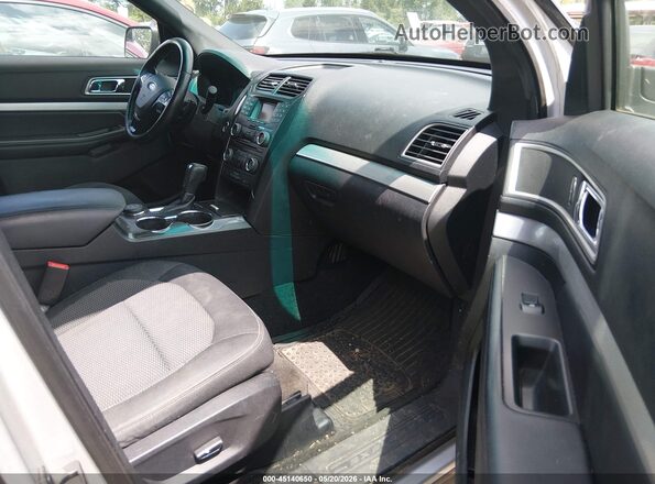1FM5K8D82GGD03941 2016 FORD EXPLORER Silver წინა სალონის ხედი