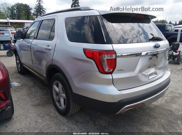 1FM5K8D82GGD03941 2016 FORD EXPLORER Silver უკანა მარცხენა