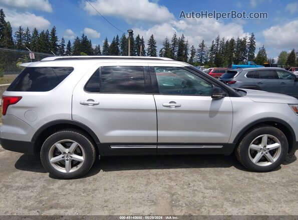 1FM5K8D82GGD03941 2016 FORD EXPLORER Silver უკანა სალონის ხედი