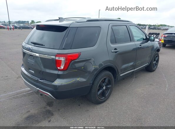 1FM5K8D82GGD35501 2016 FORD EXPLORER Gray Հետևի աջ