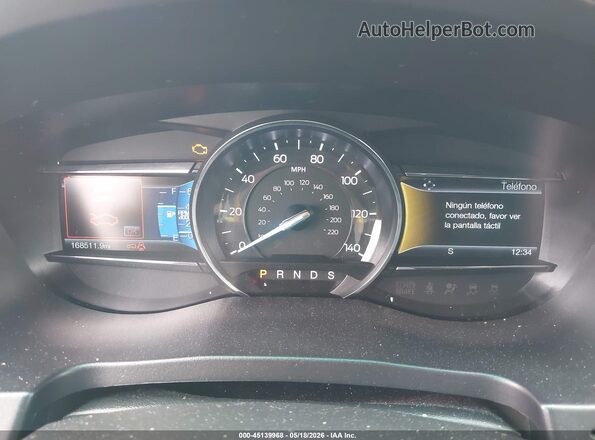 1FM5K8D82GGD35501 2016 FORD EXPLORER Gray Հետևի նստատեղերի տեսք