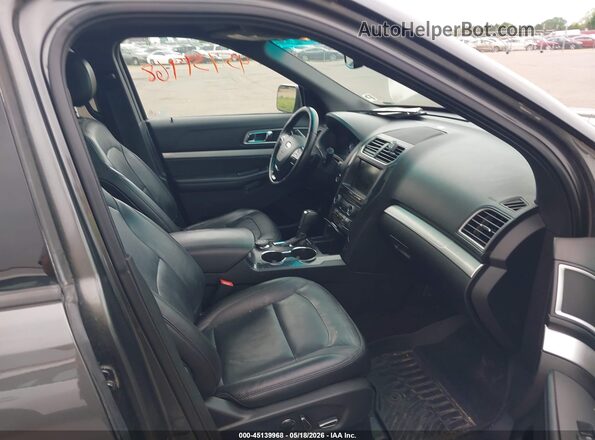 1FM5K8D82GGD35501 2016 FORD EXPLORER Gray Սալոնի դիմացի տեսք