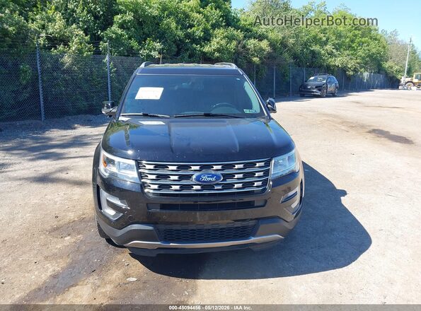1FM5K8D82HGD76468 2017 FORD FORD EXPLORER Black Սարքավորումների վահանակի տեսք