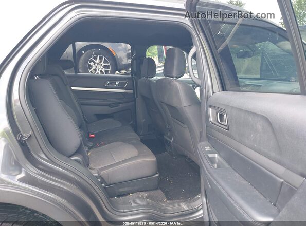 1FM5K8D82JGC51234 2018 FORD EXPLORER Gray VIN sticker view