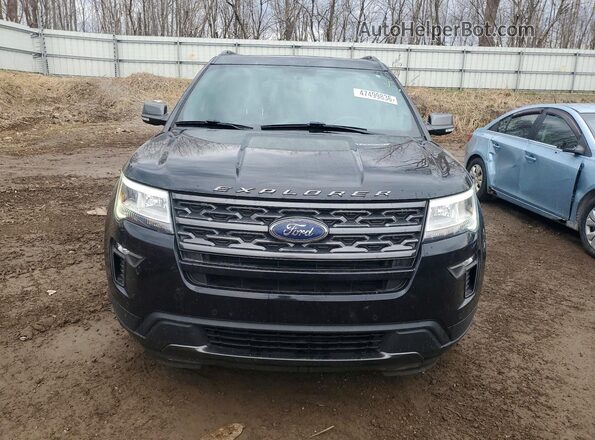 1FM5K8D82KGA07178 2019 FORD FORD EXPLORER Черный Вид спереди