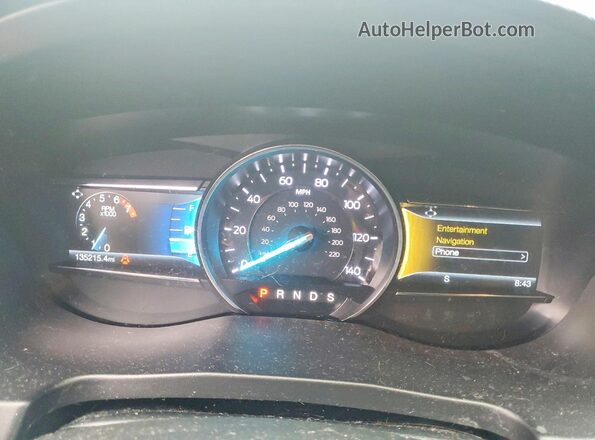 1FM5K8D82KGA07178 2019 FORD FORD EXPLORER Черный Вид щитка приборов