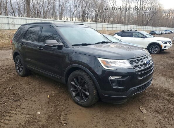 1FM5K8D82KGA07178 2019 FORD FORD EXPLORER Черный Передняя правая четверть