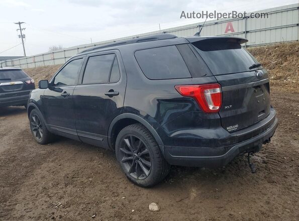 1FM5K8D82KGA07178 2019 FORD FORD EXPLORER Черный Задняя левая четверть