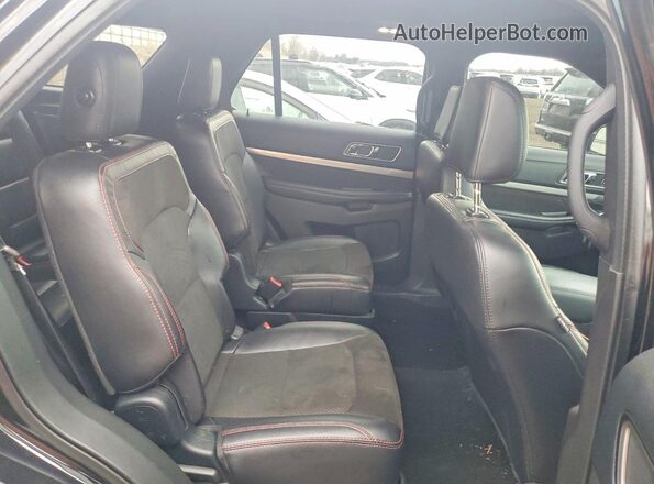 1FM5K8D82KGA07178 2019 FORD FORD EXPLORER Черный Вид задней части салона