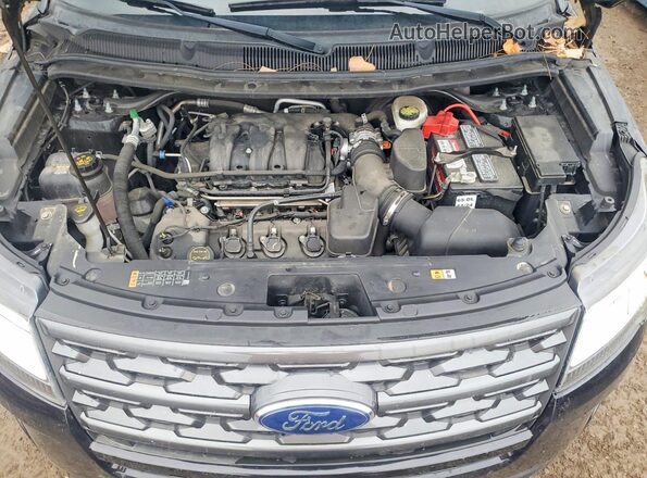 1FM5K8D82KGA07178 2019 FORD FORD EXPLORER Черный Вид подкапотного пространства