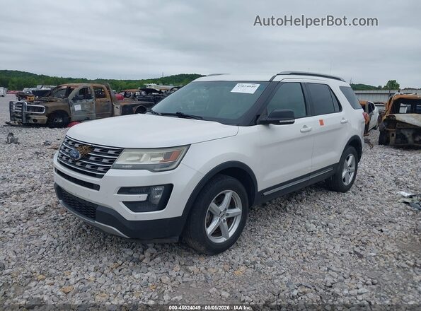 1FM5K8D83GGA87629 2016 FORD FORD EXPLORER White Przód lewy