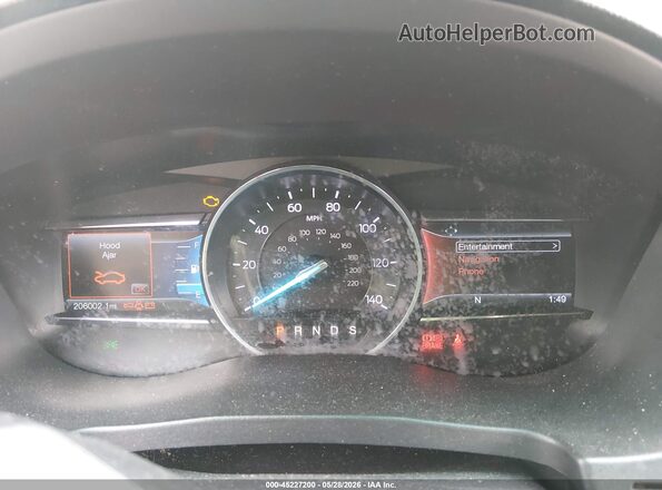 1FM5K8D83HGA52297 2017 FORD EXPLORER Black Հետևի նստատեղերի տեսք