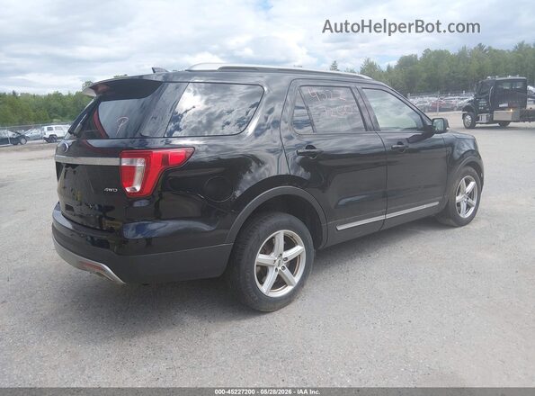 1FM5K8D83HGA52297 2017 FORD EXPLORER Black Հետևի աջ