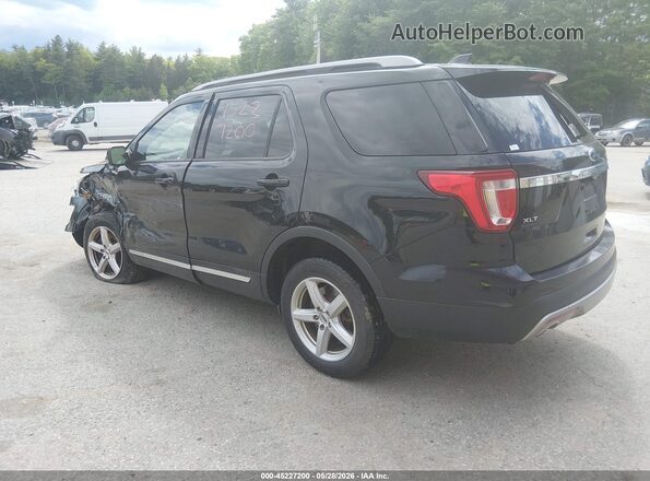 1FM5K8D83HGA52297 2017 FORD EXPLORER Black Հետևի ձախ