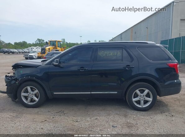 1FM5K8D83HGD50672 2017 FORD EXPLORER Black Սալոնի 360 աստիճան տեսք