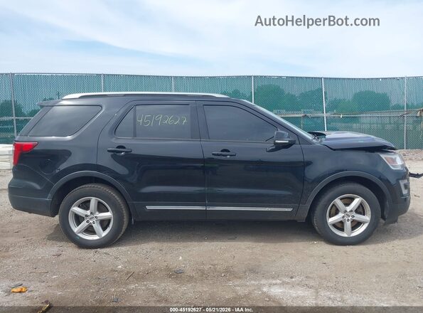 1FM5K8D83HGD50672 2017 FORD EXPLORER Black Սալոնի հետևի տեսք