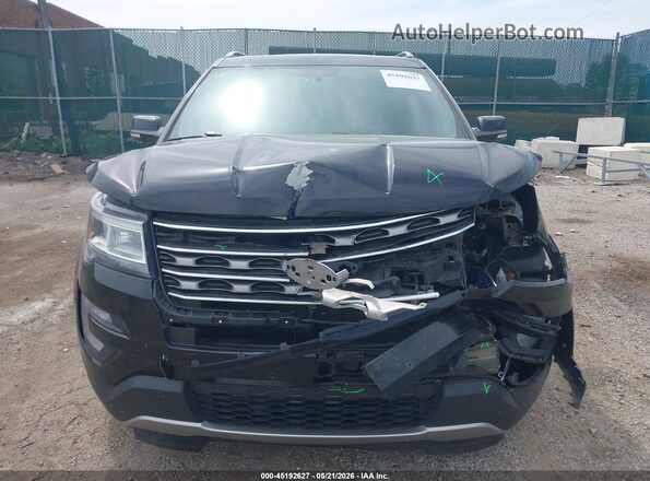1FM5K8D83HGD50672 2017 FORD EXPLORER Black Սարքավորումների վահանակի տեսք