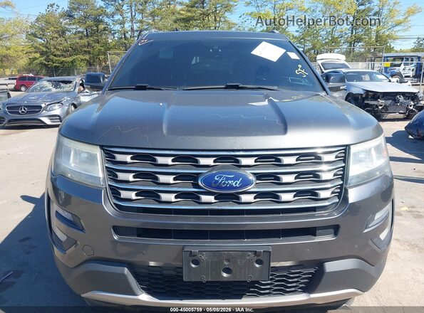 1FM5K8D84GGC52667 2016 FORD FORD EXPLORER Gray Vista del cuadro de instrumentos