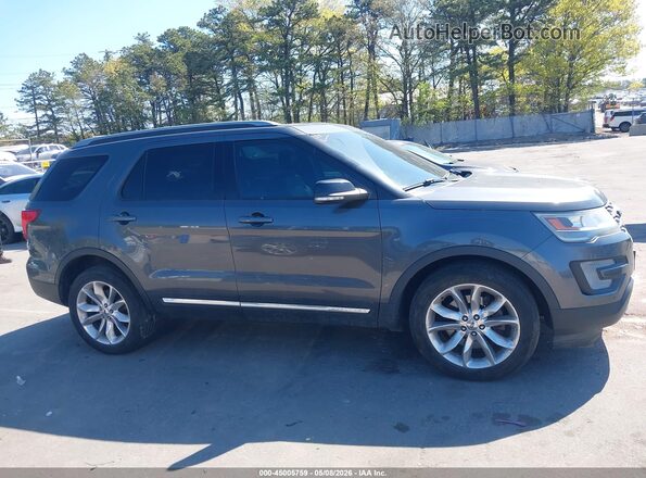 1FM5K8D84GGC52667 2016 FORD FORD EXPLORER Gray Vista interior trasera