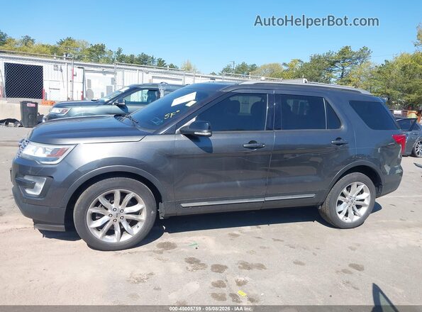 1FM5K8D84GGC52667 2016 FORD FORD EXPLORER Gray Vista interior de 360 grados