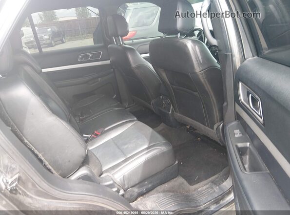 1FM5K8D84HGD41009 2017 FORD EXPLORER Black Vista de la etiqueta del VIN