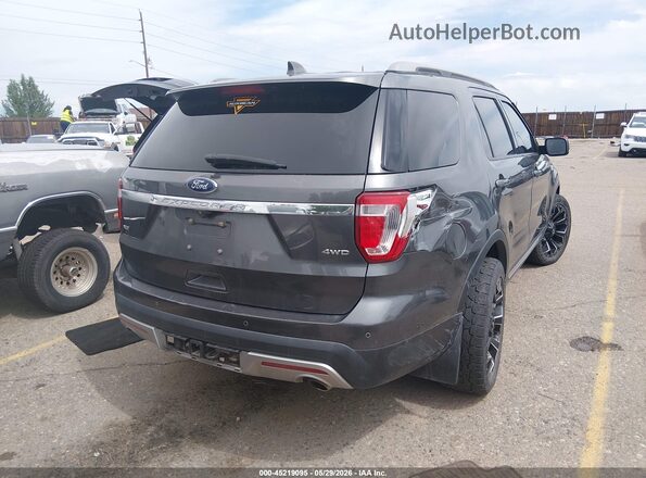 1FM5K8D84HGD41009 2017 FORD EXPLORER Black Trasero derecho