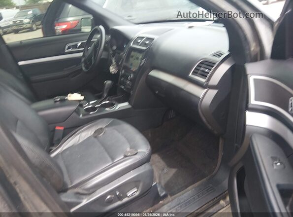 1FM5K8D84HGD41009 2017 FORD EXPLORER Black Vista interior delantera