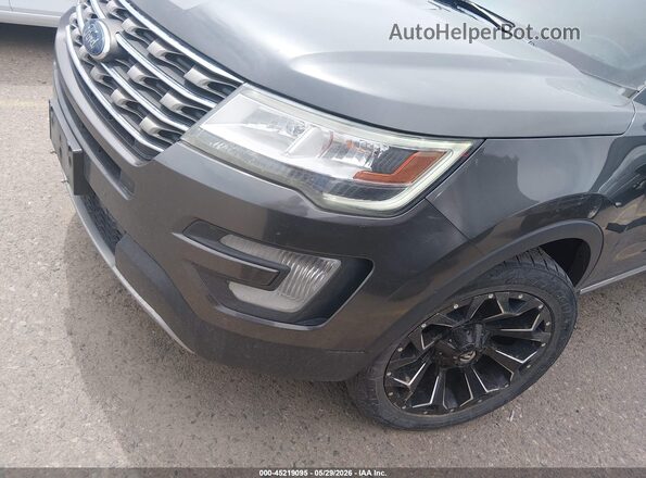 1FM5K8D84HGD41009 2017 FORD EXPLORER Black Vista frontal